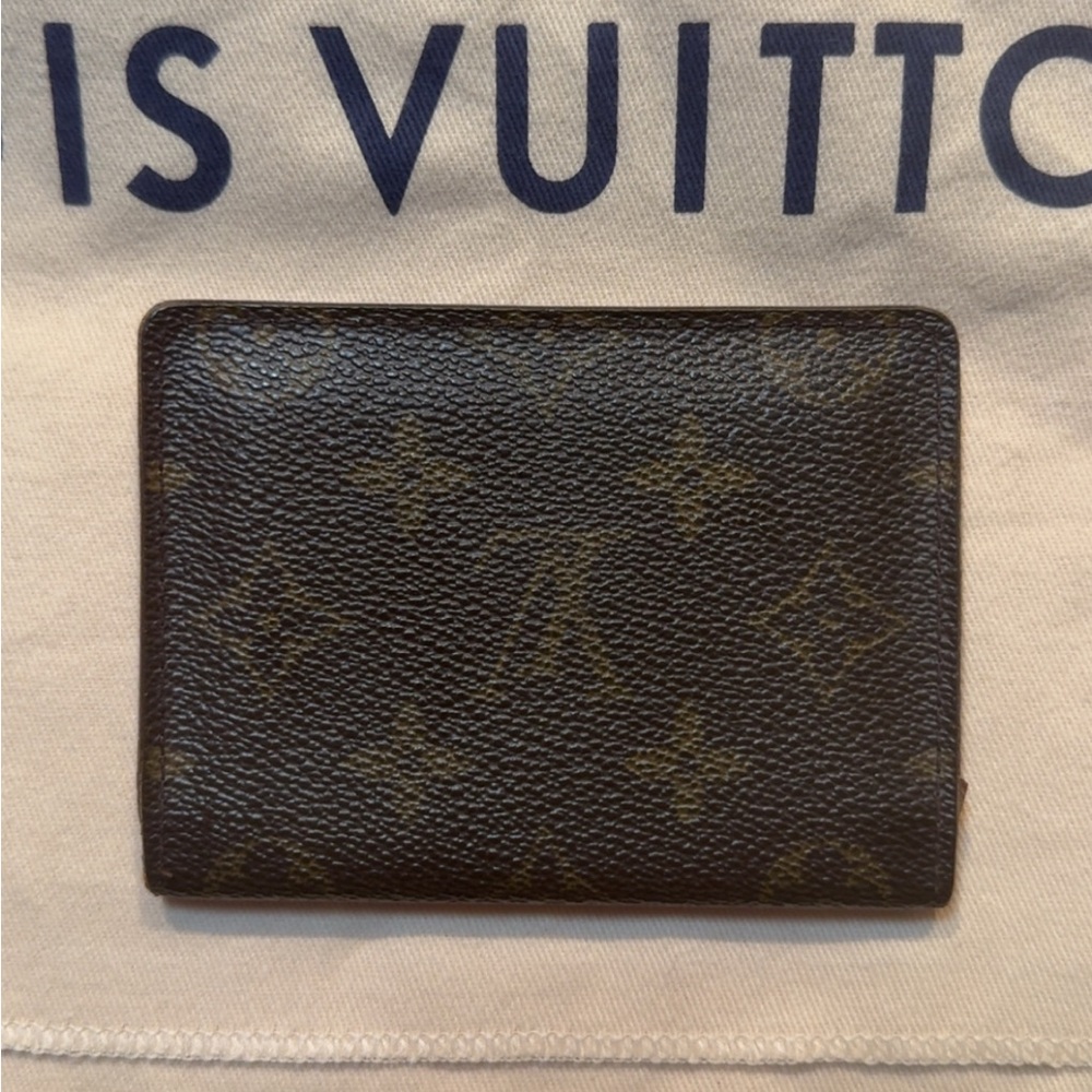 Louis Vuitton Monogram Card Holder Authentic Preloved Vintage with COA CA1919 - Picture 2 of 11
